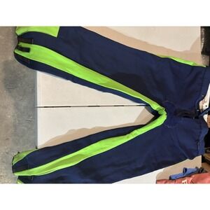 Edelweiss Ski Pants Grenoble Navy Blue Green Made in Austria Vintage Size 34 R‎